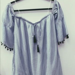 A bathing suit coverup